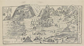金毘羅善通寺弥谷寺道案内図